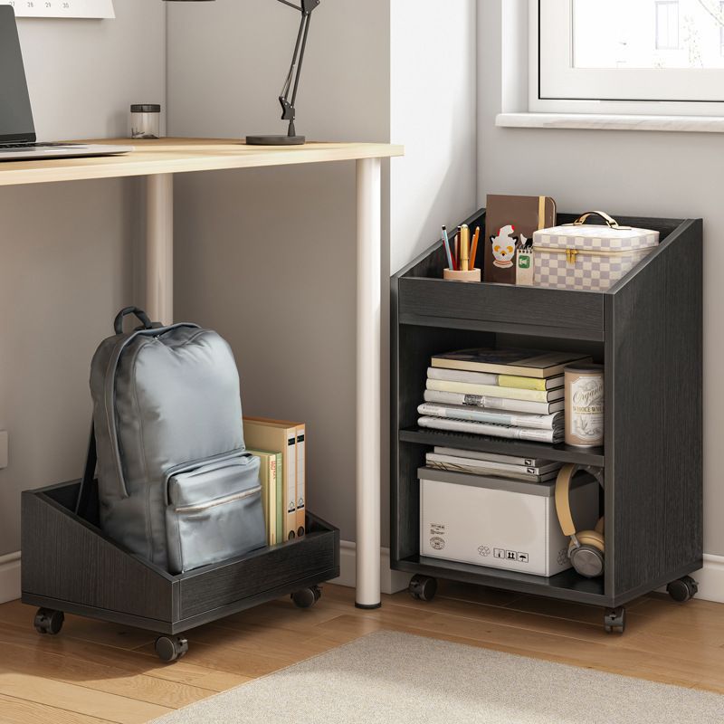 Modern Style Bookshelf Home Wooden Shelf Bookcase with Caster Wheels Clearhalo 'Bookcases' 'furn' 'furn_bookcases' 'Furniture' 'furniture_bookcases' 'kitchen' 'kitchen_bookcases' 'Living Room Furniture' 'Office Furniture' 1200x1200_4613b814-11b8-4a5d-82b0-8dc6cdcb0f9e