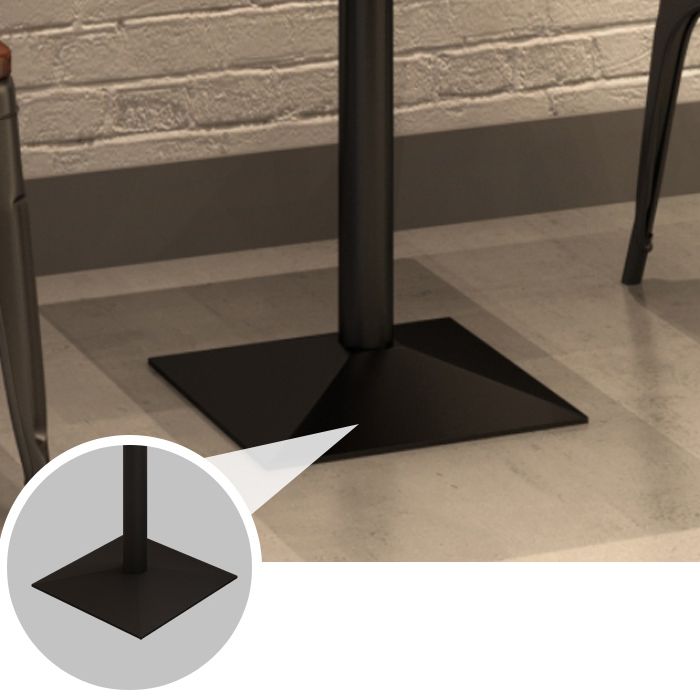 Industrial Dining Room Table Solid Wood Table with Black Base for Dining Room Clearhalo ' dining_table' 'Dining Tables & Seating' 'Dining Tables' 'furn' 'furn_dining_table' 'Furniture' 'furniture_dining_table' 'Kitchen & Dining Furniture' 'kitchen&dining_furn' 'kitchen' 'kitchen_dining_table' 1200x1200_46141275-2384-43af-aa29-2203a5c61e79