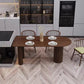 Contemporary Dining Table Pine Solid Wood Table with 3 Legs for Dining Room Clearhalo ' dining_table' 'Dining Tables & Seating' 'Dining Tables' 'Furniture' 'furniture_dining_table' 'Kitchen & Dining Furniture' 'kitchen&dining_furn' 'kitchen' 'kitchen_dining_table' 1200x1200_46166d3c-3cdd-4c84-b235-f48831a154c8