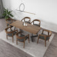 Industrial Double Pedestal Table Metal Frame Rectangle Dining Table Clearhalo 'Dining Tables & Seating' 'Dining Tables' 'dining_table' 'furn' 'furn_dining_table' 'Furniture' 'Kitchen & Dining Furniture' 1200x1200_46176d99-5455-400b-8567-46e75abc08c4
