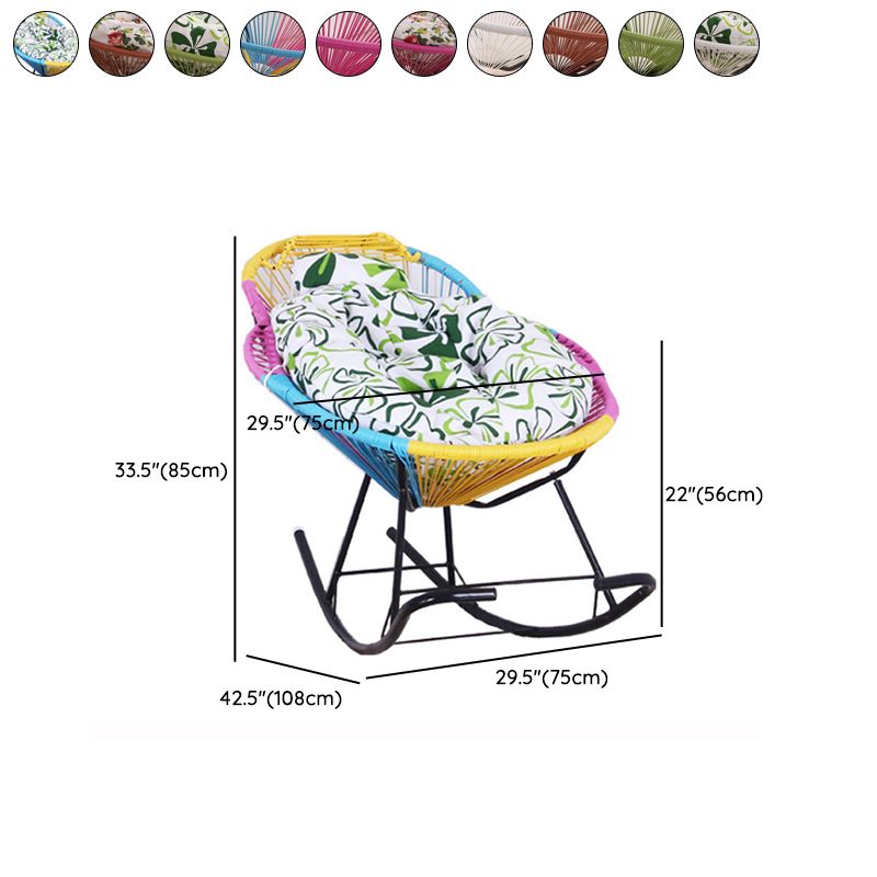 Chaise à bascule à la maison de style simple, chaise paresseuse de base de base