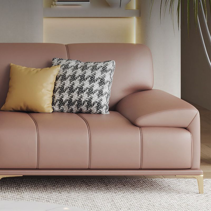 Pillow Top Arm Farmhouse Seating Dark Brown Living Room Settee