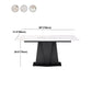 Industrial Sintered Stone Table Rectangle Dining Table with Pedestal Base for Restaurant Clearhalo ' dining_table' 'Dining Tables & Seating' 'Dining Tables' 'furn' 'furn_dining_table' 'Furniture' 'furniture_dining_table' 'Kitchen & Dining Furniture' 'kitchen&dining_furn' 'kitchen' 'kitchen_dining_table' 1200x1200_4619ea00-9ef7-4f18-83a2-e2d81e116750
