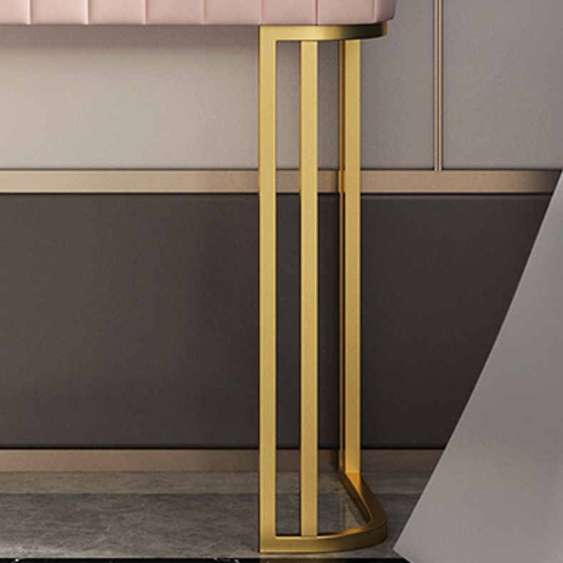 Tavolo da toeletta da top vanità in marmo glam da 29,5 "con 2 cassetti