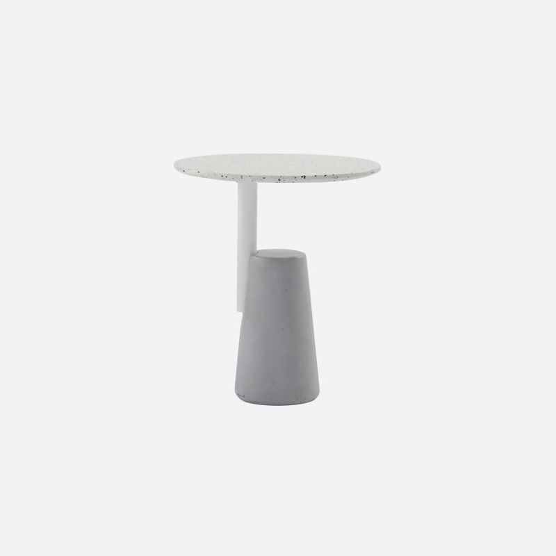 Modern Single Leg Base Solid Color Metal Round Top Coffee Table Clearhalo 'Coffee & Accent Tables' 'Coffee Tables' 'coffee_tables' 'furn' 'furn_coffee_tables' 'Furniture' 'Living Room Furniture' 1200x1200_461ccf34-1c99-49f7-9b52-0b32393028f3