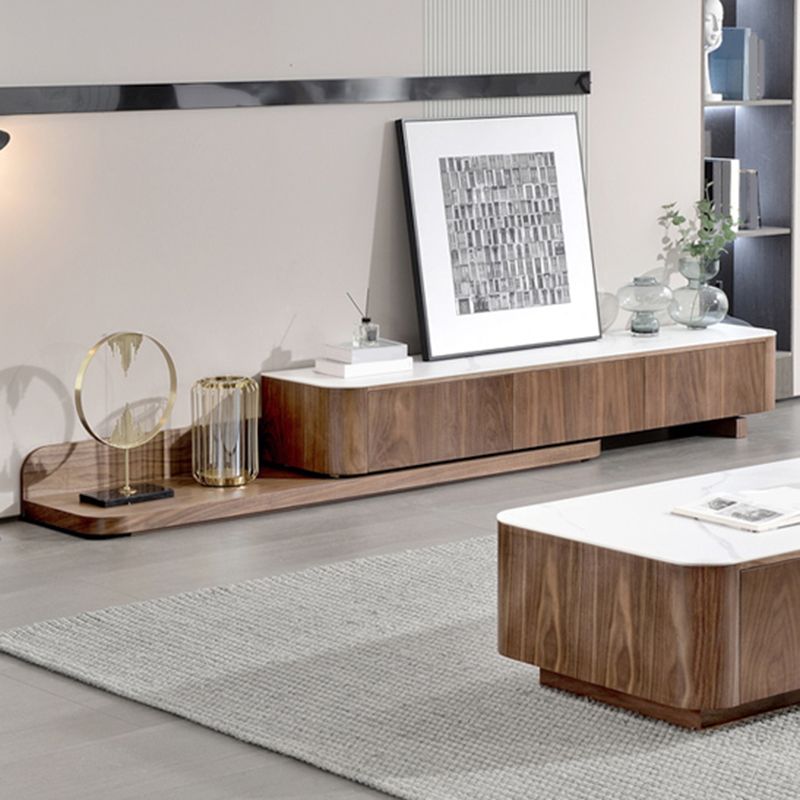 Modern Media Console TV Stand Stone Media Console with 3 Drawers Clearhalo 'furn' 'furn_tv_stands_entertainment_centers' 'Furniture' 'Living Room Furniture' 'TV Stands & Entertainment Centers' 'TV Stands & Media Storage Furniture' 'tv_stands_entertainment_centers' 1200x1200_461cef5f-241a-43ed-9d1e-8833f79e79d7