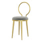 Glam Metal Dining Room Chair Armless Open Back Dining Side Chair for Home Use Clearhalo ' kitchen&dining_furn' 'Dining Chairs' 'Dining Tables & Seating' 'dining_chair' 'furn' 'furn_dining_chair' 'Furniture' 'furniture_dining_chair' 'Kitchen & Dining Furniture' 'kitchen' 1200x1200_461e0ffe-a860-4fb0-85cd-7e9b28147adc