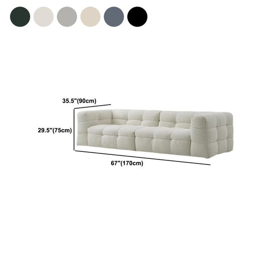 Divani in stile moderno Materiale in velluto in velluto forma quadrata di bracciale trapuntata