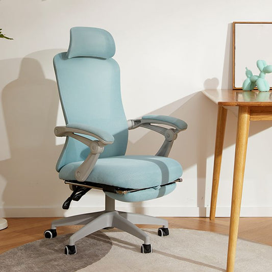 Mecanismo de inclinación de silla de oficina moderna sin angustia silla de escritorio ergonómica con ruedas