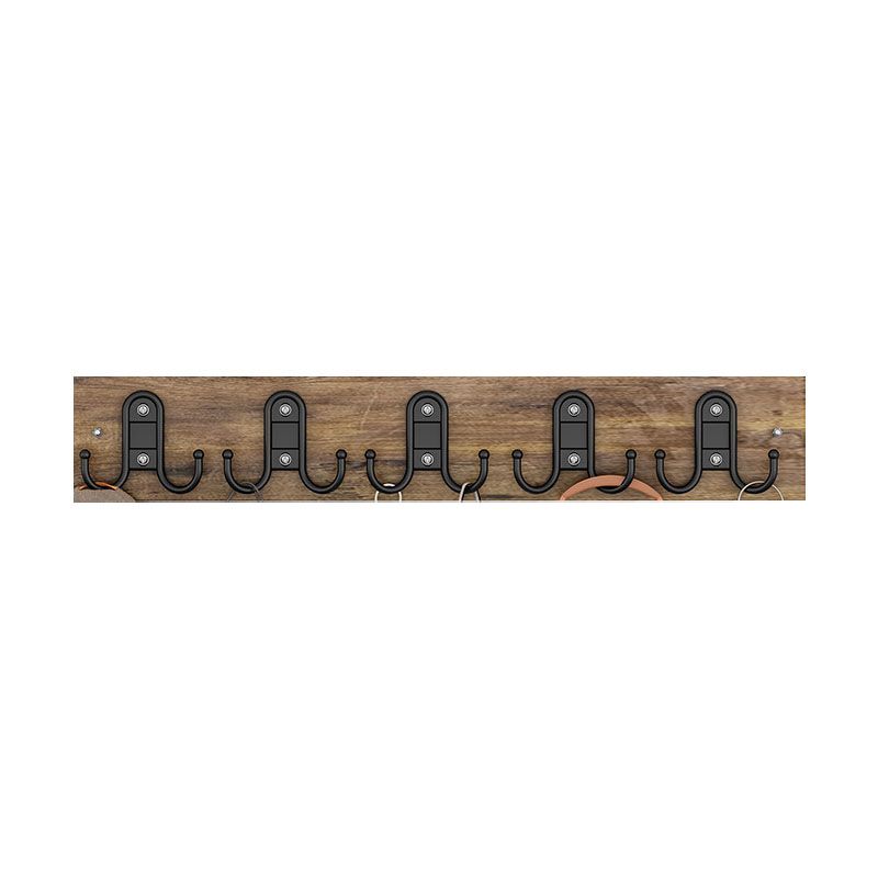 Contemporary Clothes Hanger Wall Mounted Coat Rack with Coat Hooks Clearhalo 'Entry & Mudroom Furniture' 'furn' 'furn_hall_tree_coat_racks' 'Furniture' 'Hall Trees & Coat Racks' 'hall_tree_coat_racks' 1200x1200_462473e3-a191-45f8-b896-98b24dbe95f3