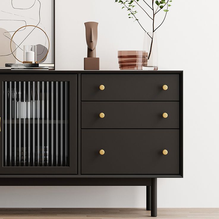 Sideboard da pranzo rettangolo moderno moderno mobile in legno