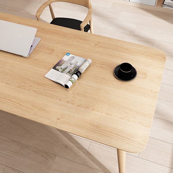 Massivholz Industrial Meeting Schreibtisch Rechteck fester Bürotisch