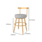 Glam Style Bar-stool with Footrest Metal Legs Low Back for Kitchen Bar Clearhalo 'Bar Furniture' 'Bar Stools' 'bar_stools' 'furn' 'furn_bar_stools' 'furniture_bar_stools' 'Kitchen & Dining Furniture' 'kitchen&dining_furn' 'kitchen' 'kitchen_furn' Furniture' 1200x1200_46285d0b-1a5d-4b52-876d-5b72214ec02c