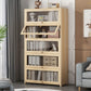 Contemporary Bookshelf Standard Wooden Closed Back Bookcase with Shelves Clearhalo 'Bookcases' 'furn' 'furn_bookcases' 'Furniture' 'Office Furniture' 1200x1200_4628b3d1-38ff-4a97-928c-23157e3899dd
