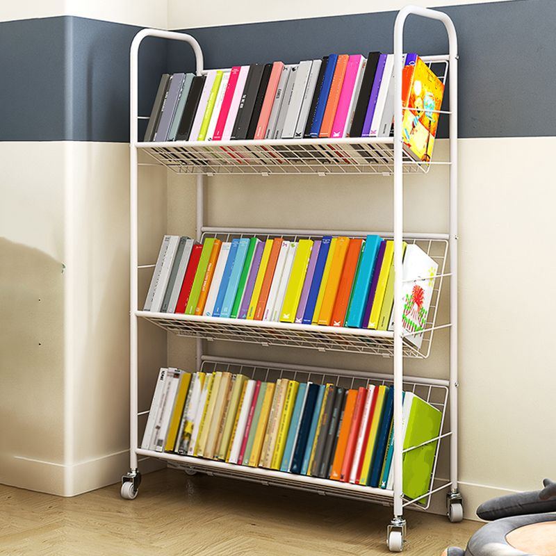 Modern Style Etagere Bookshelf Vertical Open Back Metal Bookcase for Home Clearhalo 'Bookcases' 'furn' 'furn_bookcases' 'Furniture' 'furniture_bookcases' 'Office Furniture' 1200x1200_462b9b3e-eb60-48b4-95b0-9cc06570a69f