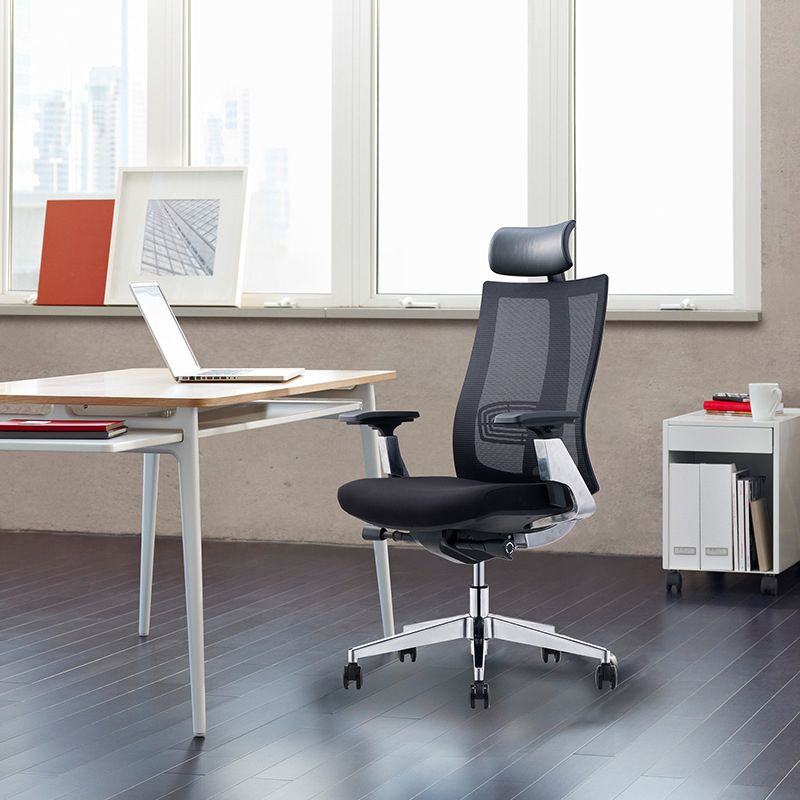 Removable Arms Desk Chair Modern Ergonomic No Distressing Office Chair with Wheels Clearhalo 'furn' 'furn_office_chair' 'Furniture' 'Office Chairs' 'Office Furniture' 'office_chair' 1200x1200_462eb016-3191-4f06-8a83-4ade75358e54