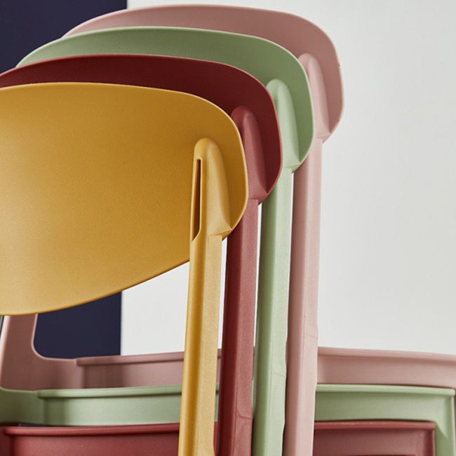 Modern Plastic Indoor-Outdoor Room Side Chairs Open Back Chair Clearhalo ' kitchen&dining_furn' 'Dining Chairs' 'Dining Tables & Seating' 'dining_chair' 'Furniture' 'furniture_dining_chair' 'Kitchen & Dining Furniture' 'kitchen' 1200x1200_4630155a-0010-4875-9afa-c351621dbd2e