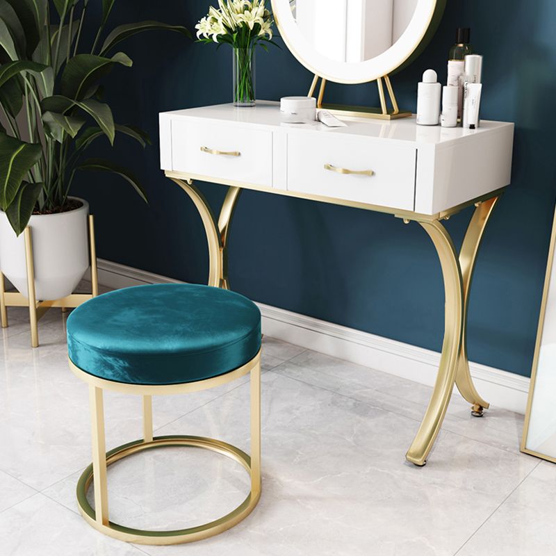 Solid Color Flannel Standard Stool Modern Simple Round Footstool Clearhalo 'furn' 'furn_ottomans_poufs' 'Furniture' 'Living Room Furniture' 'Ottomans & Poufs' 'ottomans_poufs' 1200x1200_463348c2-0e80-4913-95cf-59115f8939f5