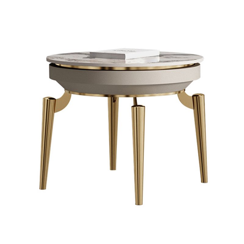 19.7inch Tall Side Table 4 Legs Base Type Slate  Nesting Tables