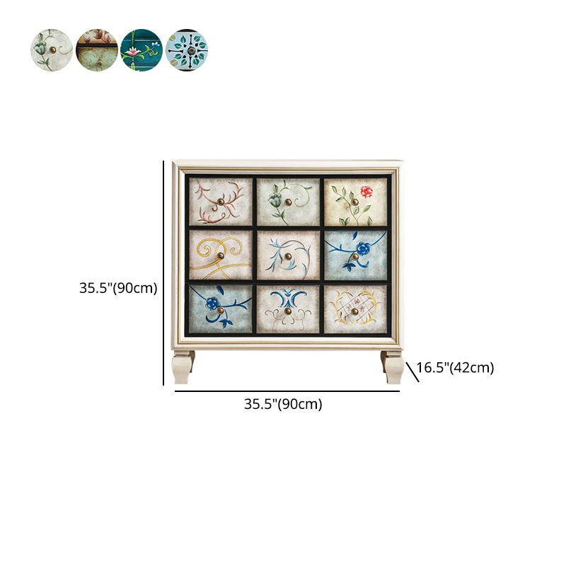 Mid-Century Modern Knobs Chest with Turned Legs Accent Chest Clearhalo 'Cabinets & Chests' 'cabinets_chests' 'furn' 'furn_cabinets_chests' 'Furniture' 'Living Room Furniture' 1200x1200_46369df5-9c82-4534-b9da-014aad9054d4