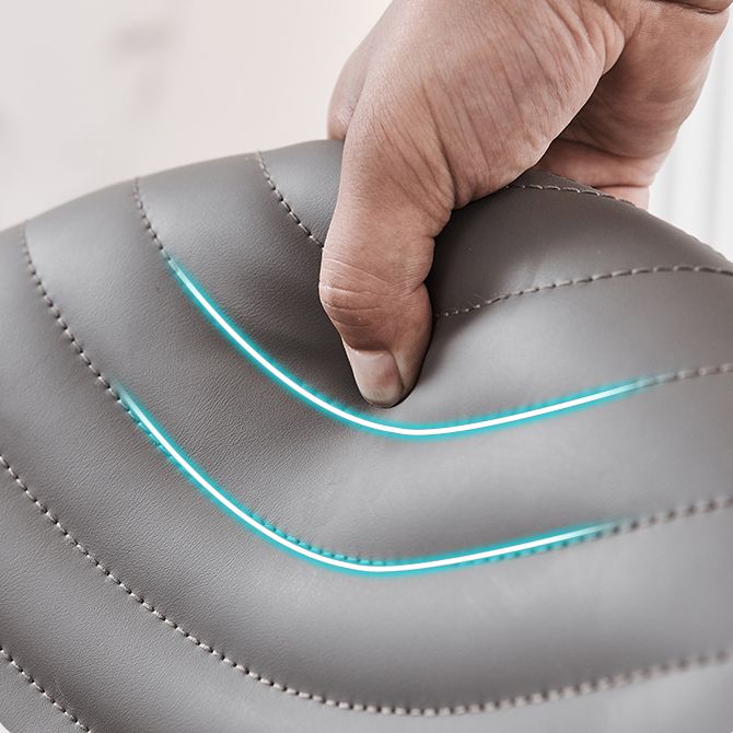 Contemporary Style Upholstered Armless Dining Chairs Solid Back Side Dining Chair Clearhalo ' kitchen&dining_furn' 'Dining Chairs' 'Dining Tables & Seating' 'dining_chair' 'furn' 'furn_dining_chair' 'Furniture' 'furniture_dining_chair' 'Kitchen & Dining Furniture' 'kitchen' 1200x1200_46377e9e-35fd-4b1b-b72f-e2618dbd9a88