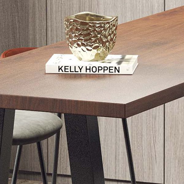 Industrial Black Metal Frame Bistro Table Brown Pine Wood Top Bar Table Clearhalo 'Bar Furniture' 'Bar Tables' 'bar_tables' 'furn' 'furn_bar_tables' 'Furniture' 'Kitchen & Dining Furniture' 1200x1200_4637938b-0d83-4594-b30c-32f0fafe1886