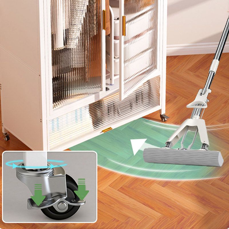 Armario de vidrio Armario de estilo moderno Gabinete de vestuario para el hogar