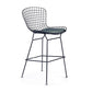 Metal Bar Stool Modern Style Backrest Bar Stools for Dining Room