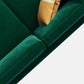 Velvet 2/3-Seat Mid-Century Modern 31.5" Wide Square Arm Sofa Clearhalo 'furn' 'furn_sofas' 'Furniture' 'furniture_sofas' 'kitchen' 'kitchen_sofas' 'Living Room Furniture' 'Sofa' 'sofas' 1200x1200_463cb2e6-5252-4e5f-9947-7963ed180003