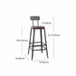 Wooden Square Seat Barstool Industrial Metal Counter Stool with Backrest Clearhalo 'Bar Furniture' 'Bar Stools' 'bar_stools' 'furn' 'furn_bar_stools' 'furniture_bar_stools' 'Kitchen & Dining Furniture' 'kitchen&dining_furn' 'kitchen' 'kitchen_furn' Furniture' 1200x1200_463d5806-ac57-4741-af5f-9b9fa36c50c2
