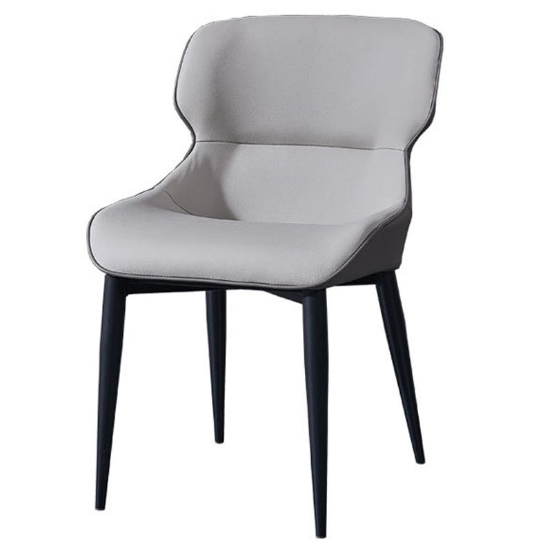 Modern Design Wingback Dining Arm Chairs Leather Dining Chairs (Set of 4) Clearhalo ' kitchen&dining_furn' 'Dining Chairs' 'Dining Tables & Seating' 'dining_chair' 'furn' 'furn_dining_chair' 'Furniture' 'furniture_dining_chair' 'Kitchen & Dining Furniture' 'kitchen' 1200x1200_463ebc88-718a-49aa-ba00-a48ce247a7ad
