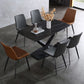 Industrial Style Metal Chair Kitchen Solid Back Dining Side Chairs (Set of 2) Clearhalo ' kitchen&dining_furn' 'Dining Chairs' 'Dining Tables & Seating' 'dining_chair' 'furn' 'furn_dining_chair' 'Furniture' 'furniture_dining_chair' 'Kitchen & Dining Furniture' 'kitchen' 1200x1200_46415ccf-51b6-4c46-ab54-5b4669ce4c62