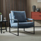 Solid Color Mid-century Modern Armchair Sled Arm Chair for Living Room Clearhalo 'Accent Chairs' 'accent_chairs' 'Chairs & Seating' 'furn' 'furn_accent_chairs' 'Furniture' 'Living Room Furniture' 1200x1200_464366ac-e885-4645-8171-e8d00ee23df0