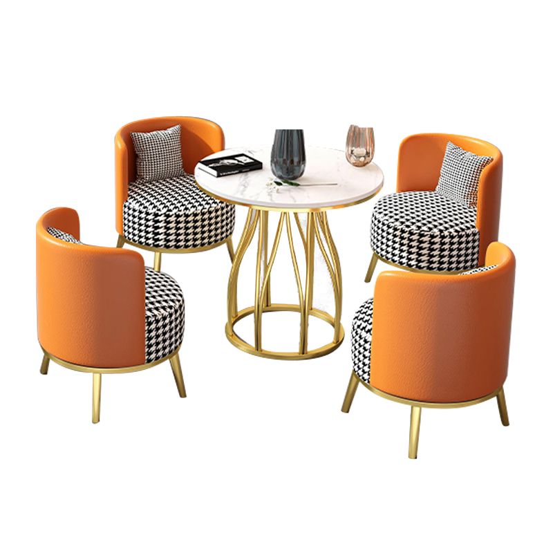 Glam 1/2/5 Pieces Metal Dining Set Dining Furniture Set /Separate Items Clearhalo 'Dining Room Sets' 'Dining Tables & Seating' 'dining_room_set' 'furn' 'furn_dining_room_set' 'Furniture' 'furniture_dining_room_set' 'Kitchen & Dining Furniture' 'kitchen&dining_furn' 'kitchen' 1200x1200_4644c40b-f2aa-4dff-8291-40b4b0e62f80