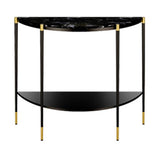 Tavolo di accento della console contemporanea con console di divani a mezza luna antico