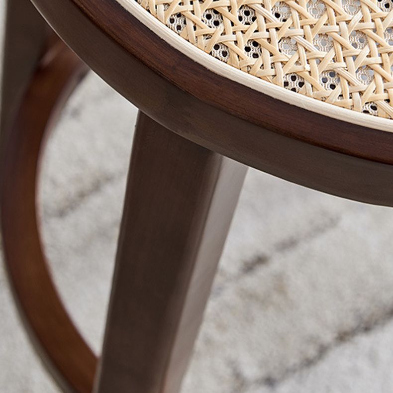 Contemporary Design Solid Wood Bar Stools Wicker Backless Stools Clearhalo 'Bar Furniture' 'Bar Stools' 'bar_stools' 'furn' 'furn_bar_stools' 'Furniture' 'Kitchen & Dining Furniture' 1200x1200_464774b2-c268-4b68-bd16-216ebe78bc8a