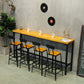 Solid Wood Bar Table Industrial Rectangle Bar Table with Trestle Base in Black Clearhalo 'Bar Furniture' 'Bar Tables' 'bar_tables' 'furn' 'furn_bar_tables' 'Furniture' 'furniture_bar_tables' 'Kitchen & Dining Furniture' 1200x1200_464ca579-8185-4fd6-8760-efef3b22e164