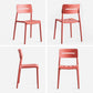 Modern Style Plastic Dining Chairs Open Back Dining Stackable Side Chair for Kitchen Clearhalo ' kitchen&dining_furn' 'Dining Chairs' 'Dining Tables & Seating' 'dining_chair' 'furn' 'furn_dining_chair' 'Furniture' 'furniture_dining_chair' 'Kitchen & Dining Furniture' 'kitchen' 1200x1200_464d6497-a863-4ad5-91ca-bce2edbfa68d