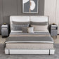 Contemporary Bed Nightstand Open Storage Night Table with 2 Drawers Clearhalo 'Bedroom Furniture' 'furn' 'furn_night_stand' 'Furniture' 'night_stand' 'Nightstands' 1200x1200_464e112e-5c43-4639-86c6-b610263dc006