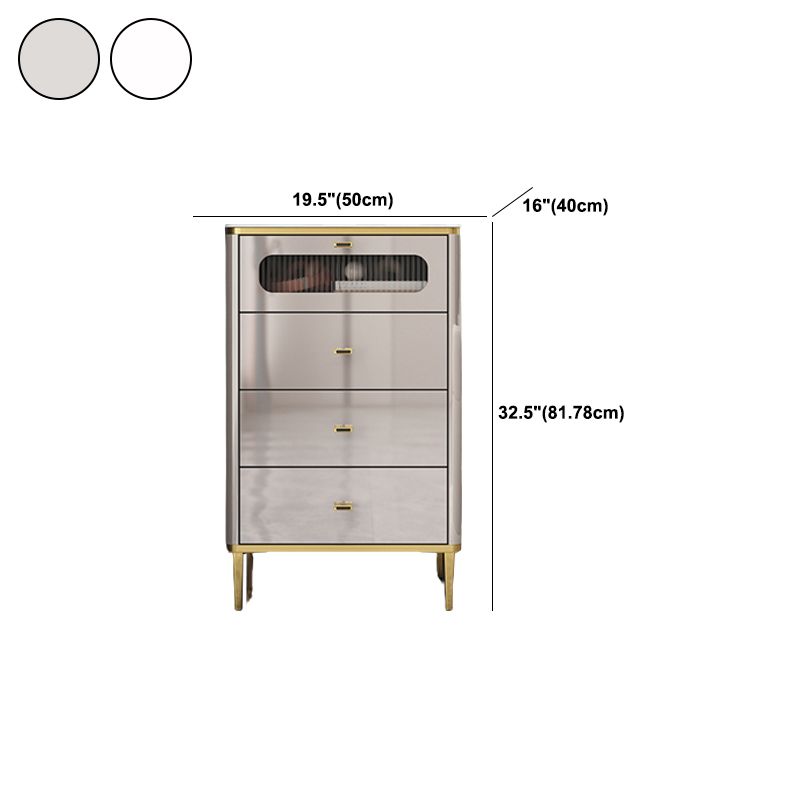 Eigentijdse opslagkist verticale opbergkast dressoir 15.7 "breed