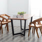 Pine Wood Top Dining Table Rectangle Industrial Table with Trestle Base Clearhalo 'Dining Tables & Seating' 'Dining Tables' 'dining_table' 'Furniture' 'furniture_dining_table' 'Kitchen & Dining Furniture' 'kitchen' 'kitchen_dining_table' 1200x1200_46513a88-2b8a-46f6-999b-14e61d72dba8