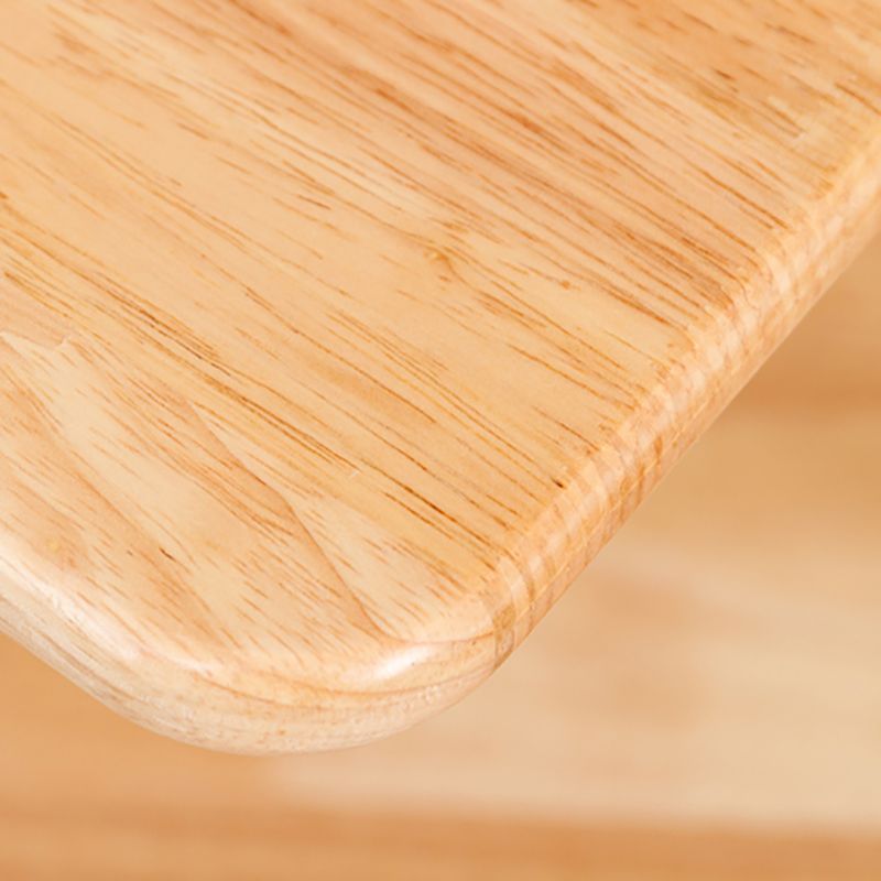 Modernes massives Holzendrutsche 4 Beine mit Regal Doppelstufe Beistelltisch