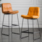 Coffee Shop Low Back Scandinavian Stool Matte Finish Upholstered Bar Stools Clearhalo 'Bar Furniture' 'Bar Stools' 'bar_stools' 'furn' 'furn_bar_stools' 'Furniture' 'furniture_bar_stools' 'Kitchen & Dining Furniture' 1200x1200_4652e8d7-5916-408f-9d38-9016daa34e8f