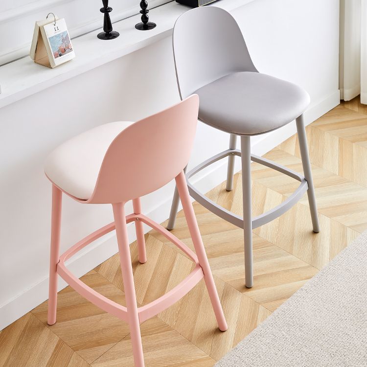 Contemporary Low Back Indoor Armless Plastic Bar Stool with Footrest Clearhalo 'Bar Furniture' 'Bar Stools' 'bar_stools' 'furn' 'furn_bar_stools' 'Furniture' 'Kitchen & Dining Furniture' 1200x1200_4653b4ef-735c-4e7c-9a16-978a6187d875