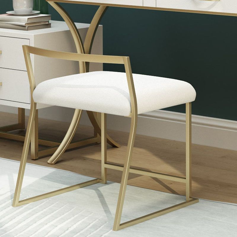 Glam Metal Dining Room Chair Armless Velvet Dining Side Chair for Restaurant Use Clearhalo 'Dining Chairs' 'Dining Tables & Seating' 'dining_chair' 'furn' 'furn_dining_chair' 'Furniture' 'Kitchen & Dining Furniture' 1200x1200_465501eb-9e74-4a91-9a0d-a2b6a980672f