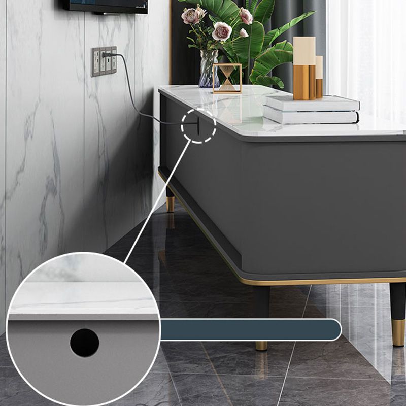 Stone TV Stand Console Contemporary Media Console with 3 Drawers Clearhalo 'furn' 'furn_tv_stands_entertainment_centers' 'Furniture' 'Living Room Furniture' 'TV Stands & Entertainment Centers' 'TV Stands & Media Storage Furniture' 'tv_stands_entertainment_centers' 1200x1200_46558954-76dc-4c9a-805b-fccdea594a1d