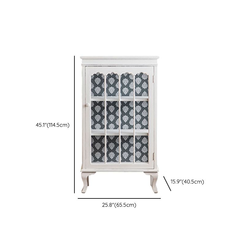 Curio Curio Curio Armadio a buffet in legno con porta di vetro per soggiorno