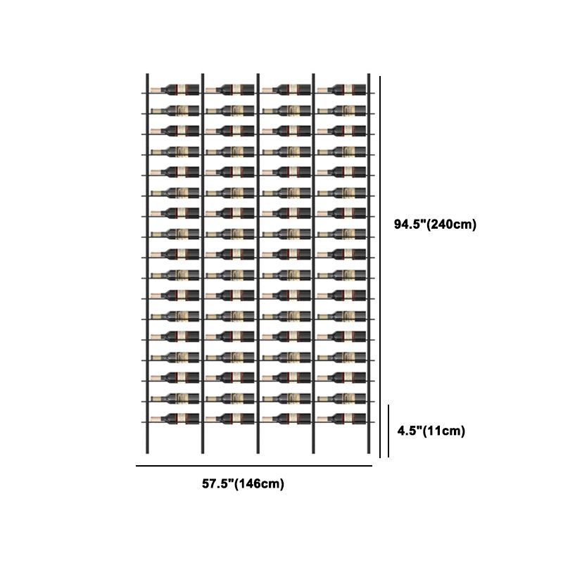 Porta di vino per vino in bottiglia per pavimenti per pavimenti industriali in nero