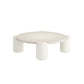 Round 4 Legs Cocktail Table Engineered Wood Coffee Table in White Clearhalo 'Coffee & Accent Tables' 'Coffee Tables' 'coffee_tables' 'furn' 'furn_coffee_tables' 'Furniture' 'Living Room Furniture' 1200x1200_46566a18-7b06-4c97-8516-e62ceab281d0