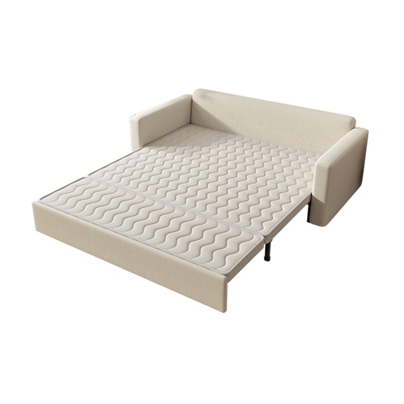 Beige Modern Loose Back Sofa Bed Standard Square Arm Sofa Bed Clearhalo 'furn' 'furn_sofas' 'Furniture' 'Living Room Furniture' 'Sofa' 'sofas' 1200x1200_465772ce-6531-43f4-be4f-b29933f6fd3a